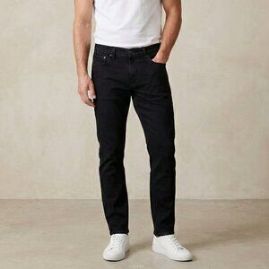 Uniqlo Men's Ultra Stretch Quick Dry Black Skinny Jeans